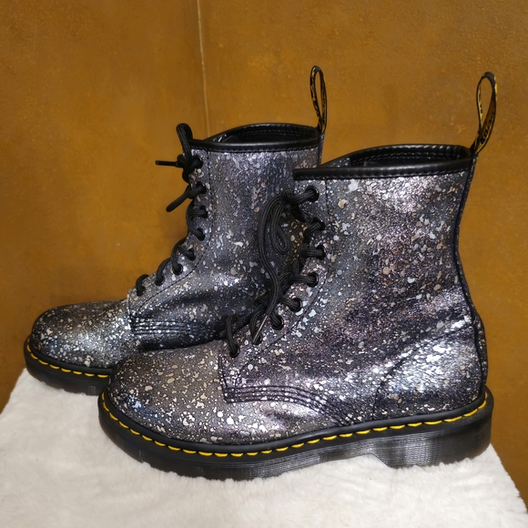 Dr. Martens Shoes - Dr. Martens Metallic Splatter Lace Up Boots